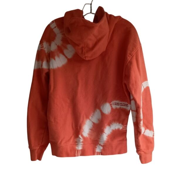 Walt Disney World Orange Tie Dye Sweatshirt/ Hoodie Size Small Genuine Mouseware - Picture 4 of 11